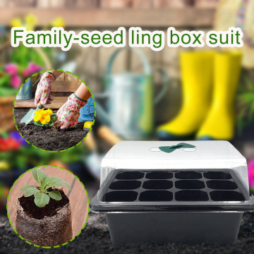 Fast Delivery 12 Hole Plant Seed Grows Box Nursery Pots Seedling Starter Garden Vegetable Planting Container Garden Planter Yard