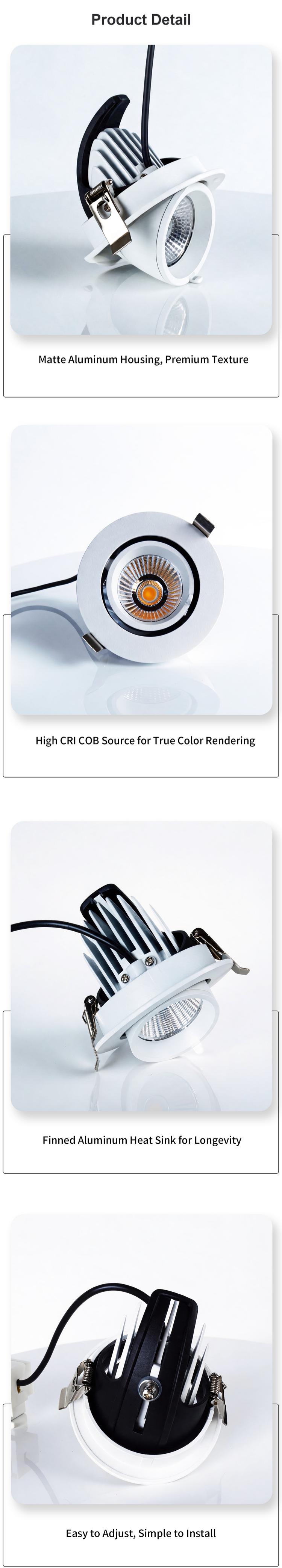 Recessed Gimbal LED Downlight