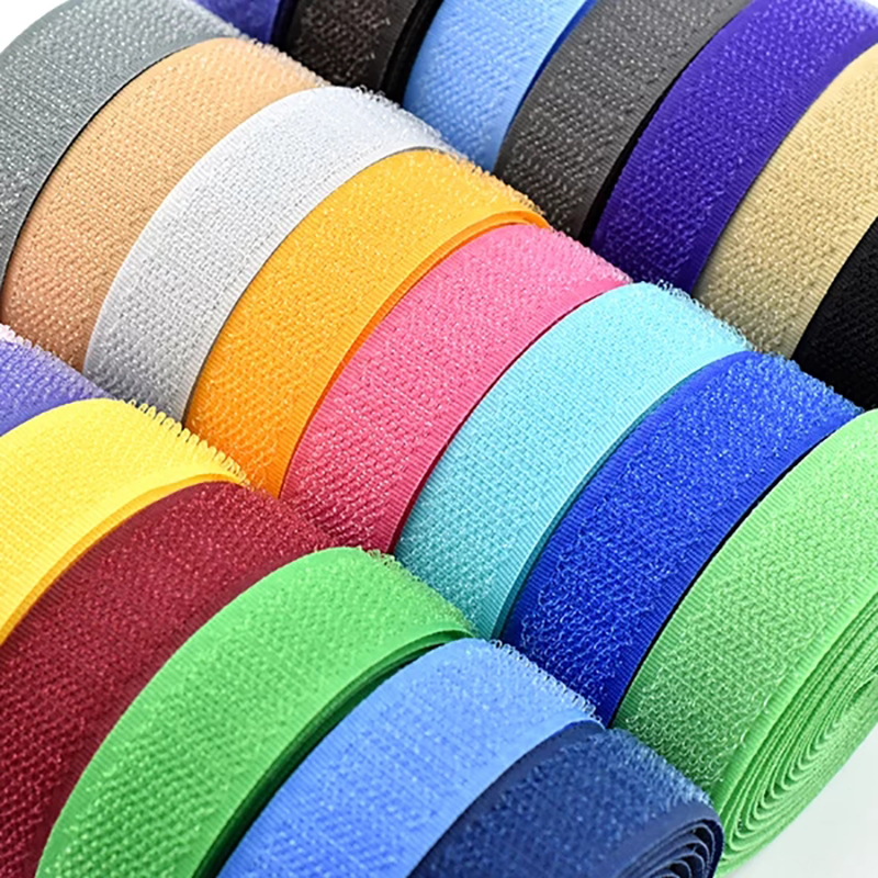 2cm*1M Magic Tape Adhesive Fastener DIY Polyester Nylon Hook Loop Tape Fastener Sewing Accessories Klittenband No Glue