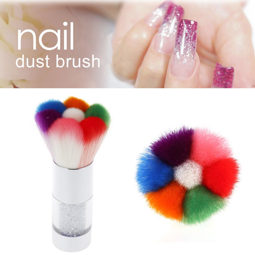 1PC Soft Nail Brush Powder Remover Cleaning Brush Professional Nail Art Dust Brush Nail Duster Cleaner Tool Manicure Brushes