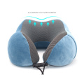 New U-shaped memory foam neck pillow soft slow rebound space travel pillow solid neck cervical spine health car supplies