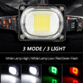 6000LM Bright COB LED Headlamp Outdoor Camping Fishing WorkLight Portable Searchlight lantern 2021