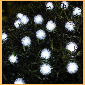 10/20/30/50/100M LED Christmas Light Snowflake Fairy Light Snowball String Lights Xmas Party Home Garden Tree Garland Decoration