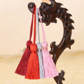 20Pcs Silk Bookmarks Hanging Tassel Fringe DIY Curtain Garment Bag Crafts Supplies DIY Scrapbook Tassel Accessories Pendant 10CM