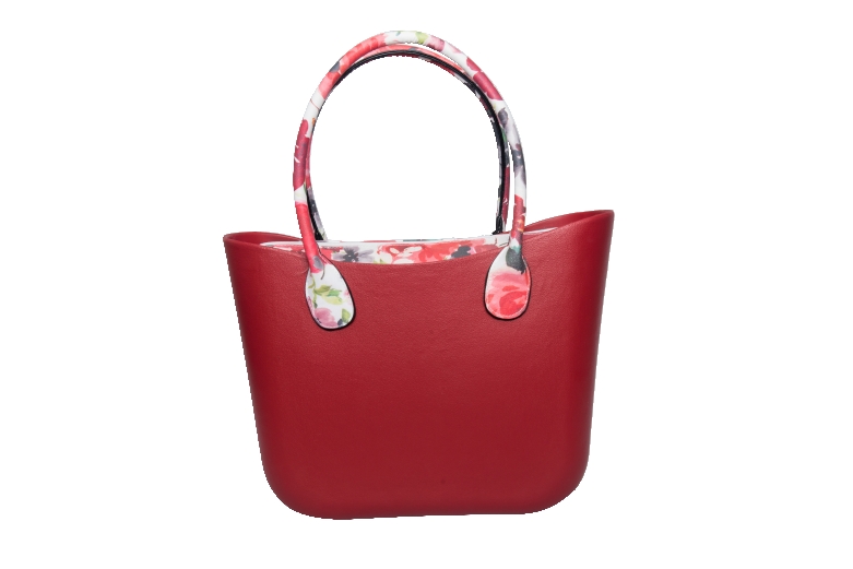 Red Large Summer Beach Jelly Handbags With Zipper Red Large Summer Beach Jelly Handbags With Zipper