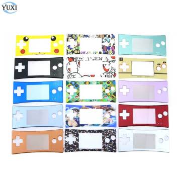YuXi Replacement Front Faceplate Cover for GameBoy Micro for GBM System Front Case Shell Housing