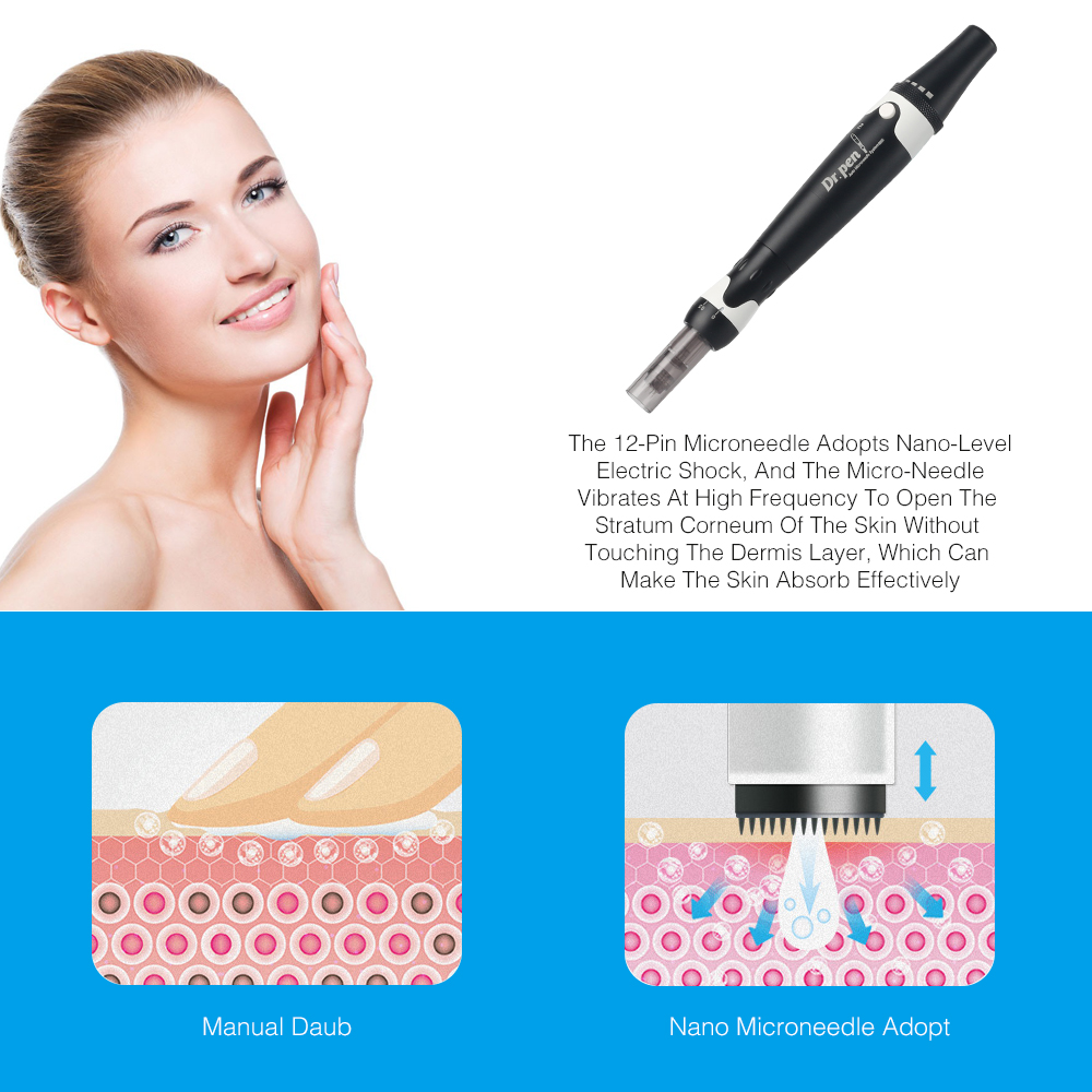 Dr.Pen Ultima A7 Derma Stamp Auto Micro Needle Anti-Aging Microneedle Therapy System Derma Rolling Beauty Facial Skin Care Pen