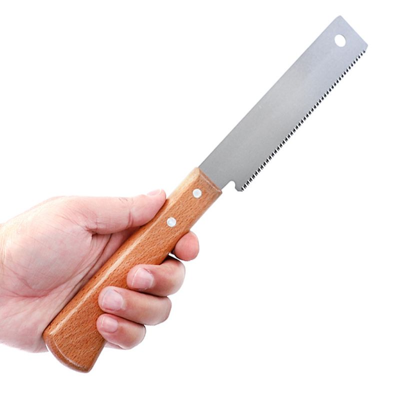Mini Hand Saw for Woodworking SK5 Carbon Steel Tenon Fine Tooth Wooden Handle for Gardening