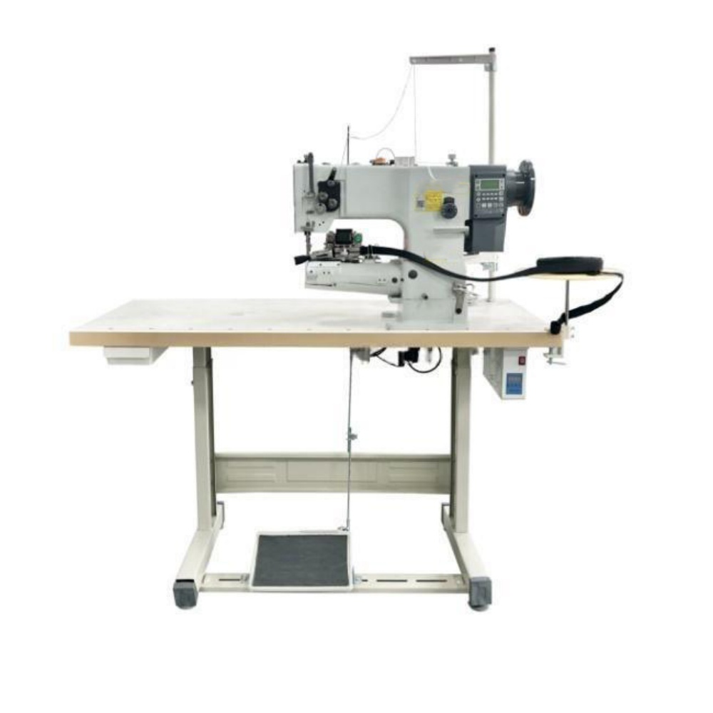 HM-341-1 Heavy Duty Sewing Machine Hot Cutter New Type Cylinder Arm Banding Industrial Sewing Machine (9)