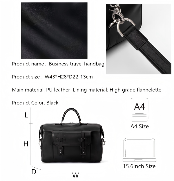 2025 Men's business trip travel bag
