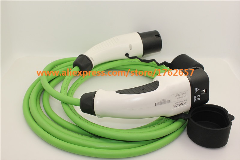 16A EV plug IEC62196-2 single phase Type 2 to Type 2 Mennekes female to male connector electric vehicle charging station charger