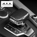 Car Styling Carbon fiber for Audi A4 B9 A5 Interior Door Window Glass Switch Button Armrest panel Cover Sticker Trim Accessories