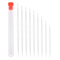 9Pcs Steel Large Big Eye Collapsible Embroidery Beading Needle Thread Sewing Needles Assorted Size Jewelry Tool