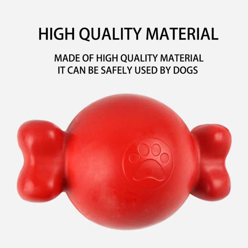 1 Pc Pet Dog Rubber Ball Toys Dog Chew Toys Funny French Bulldog Pug For Dogs Resistance To Bite Toy Puppy Pet Training Products