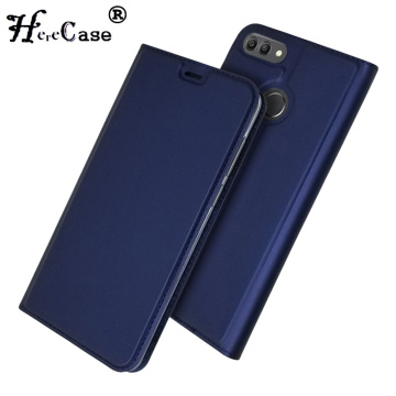 For Huawei Y9 2018 Case Soft PU Book Cover Credit Card Slot Wallet Leather Flip Case For Huawei Y 9 Y9 2018 Phone Case Coque