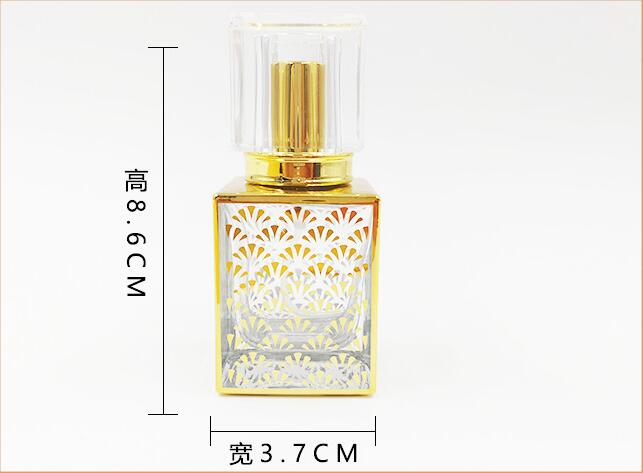 30ML High Quality Square Bronzing Spray Perfume Empty Bottle 160PCS/LOT