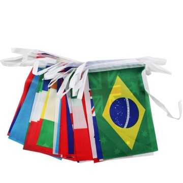 32 Flags String flag countries around the world nations flag 32 teams Olympic games hanging flags