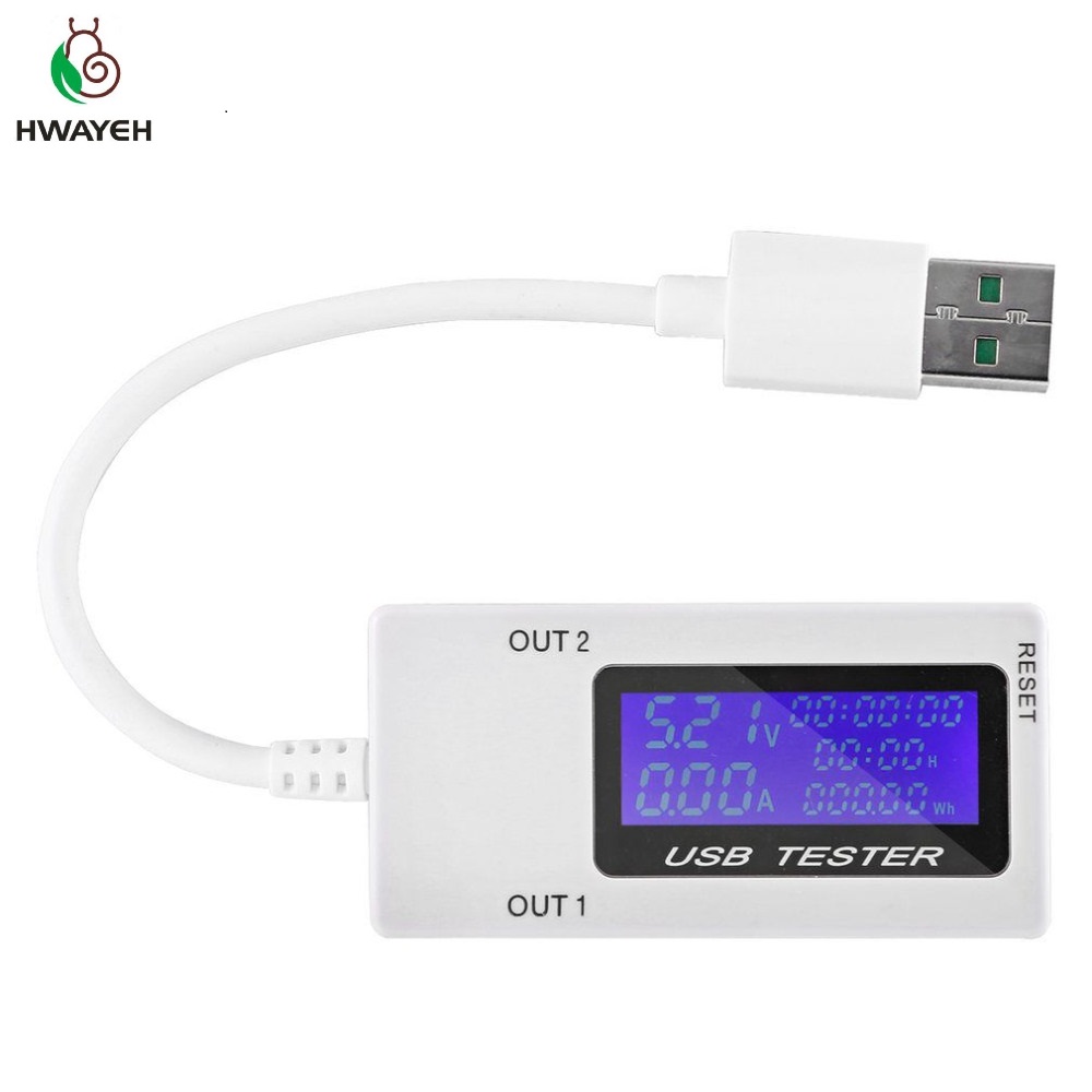 DC4-30V Electrical power USB capacity voltage tester current meter monitor voltmeter ammeter 0-5A 0-99 hours 0-150W