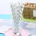 Environmentally Friendly Straw Colour Beverage Disposable Paper Suction 25pcs Fruit Juice Parties Coconut Suction Tubes In Bars