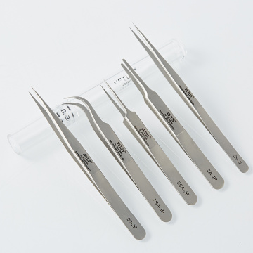 Vetus Super Precision Professional Pincet Tweezer Tool Stainless Steel Pincette Eyelashes Tweezers Eyelash Extension Set Vetus