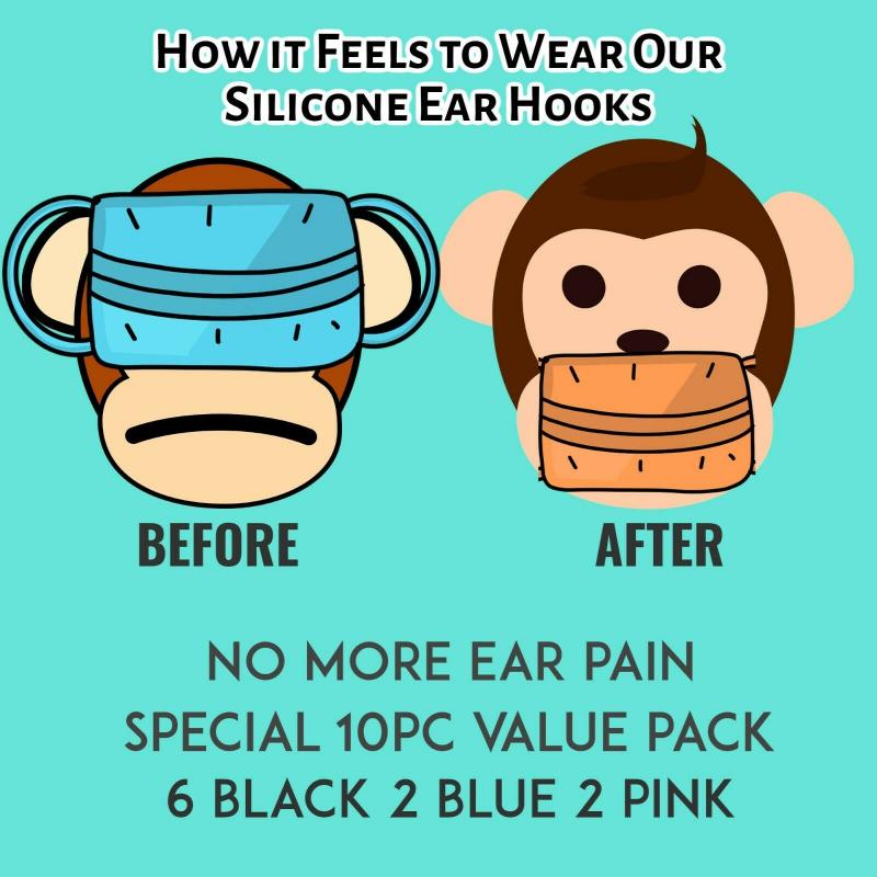 Face Comfort Ear Masks Hook Adjustable Anti-slip Mask Ear Grips Extension Buckle PortableUniversal Mask Extender Holders Face 95