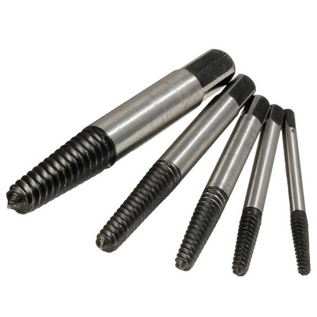 Drill Bit 5pcs/6pcs Screw Extractor Broken Bolt Remover Drill Guide Bits Set Drill Bits Easy Out Remover With Case