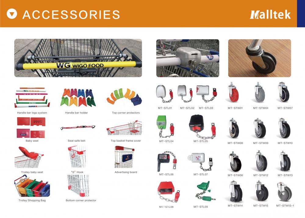2 layer Metro Supermarket Shopping  Trolley