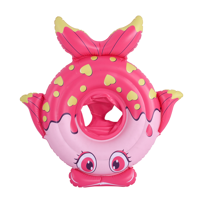 Fish shaped baby inflatable seat