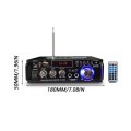 12V/ 220V BT-298A 2CH LCD Display Digital HIFI Audio Stereo Power Amplifier Bluetooth FM Radio Car Home with Remote Control