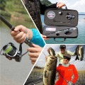 Sougayilang Fishing Rod Combos with Telescopic Fishing Pole Spinning Reels Fishing Carrier Bag Lure line Sets For Travel Fishing