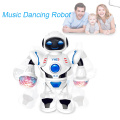 Newest Space Dazzling Music Robot Shiny Educational Toys Electronic Walking Dancing Smart Space Robot Kids Music Robot Toys