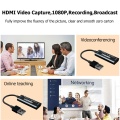 Usb 2.0 Vedio Capture Card Mini Gaming Grabber Record Box 1080P 4K 60Hz Hdmi Capture for Camera Recording Live Broadcast