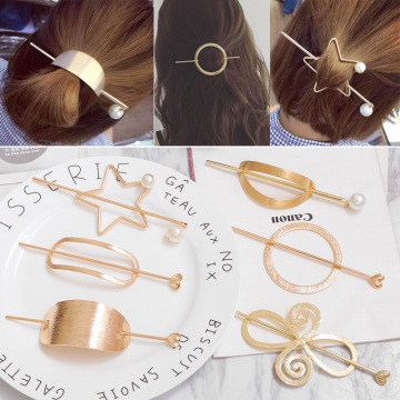 2020 Original Design Alloy Round Top Hairpin Bun Cage Minimalist Bun Holder Cage Hair Stick Girl Hair Accessories Hair Jewelry
