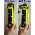 Wired LCD Display Focus 3 Rays Outdoor Indoor Beam Detectors IR infrared Barrier Perimeter 250m Motion Alarm