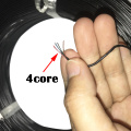 2core 3core 4core 5core Enameled Wire Insulated Cable Superfine Glass Fiber Headphone Wire Out Diameter 1.4mm PVC Signal cable