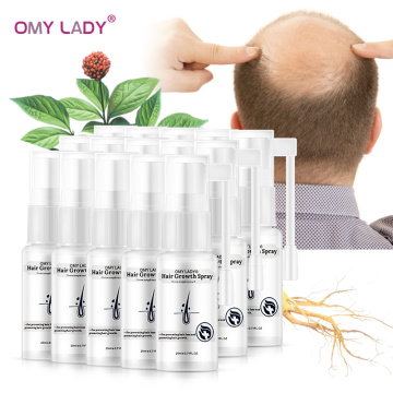 20PCS OMY LADY Anti Hair Loss Hair Growth Spray Essential Oil Liquid For Men Women Prevents Hair Thicker Hair Growth Regeneratio