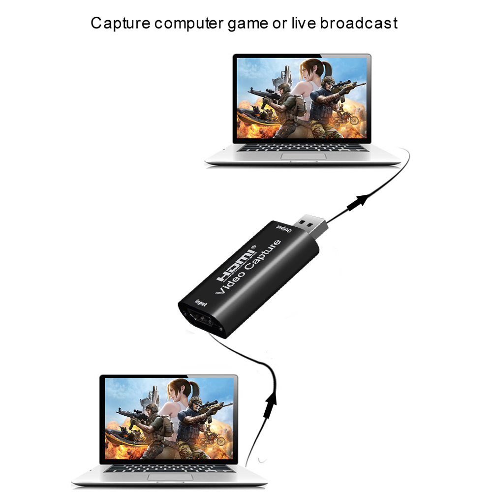 HD 1080P 4K Video Capture Card HDMI-compatible To USB 2.0 3.0 Capture Board Game Record Live Streaming Broadcast Local Loop Out