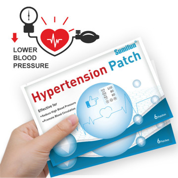 Anti Hypertension Patch 6Pcs Chinese Plaster Control High Blood Pressure Clean Blood Vessel Lower Blood Pressure Patch