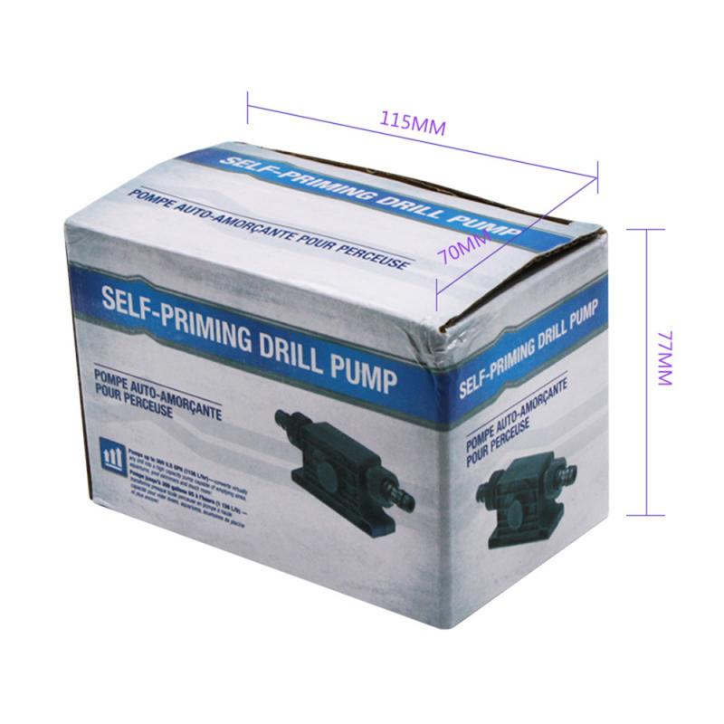 1Pcs 2020 New Portable Electric Drill Pump Diesel Oil Fluid Water Mini Hand Self-priming Transfer Pumps Dropshipping