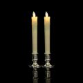 2pcs Plastic Candle Base Holder Pillar Candlestick Stand For Electronic Candles Christmas Party Home Decor Q1FD