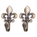 2PCS Zinc Alloy Vintage Organizer Holder Wall Living Room Home Decoration Plum Blossom Shaped Towel Curtain Hook Accessories