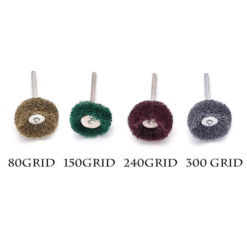 20Pcs Polishers Buffers Abrasive 1" Scotch Brite Wheels Fit For Dremel Mixed Set