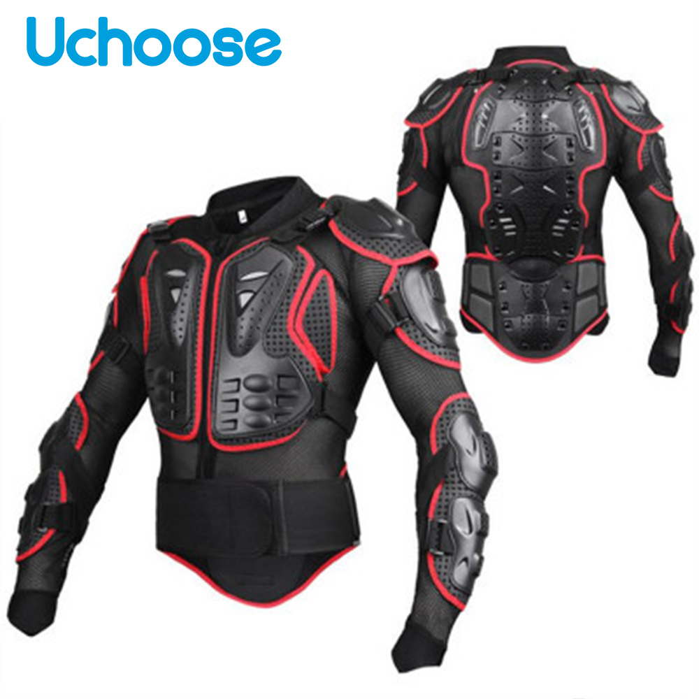 Motorcycle Jackets Full Body Protection BLACK RED ARMOR Turtle Moto Jackets Men Off Road Motorcycle Gear Motocross Clothing