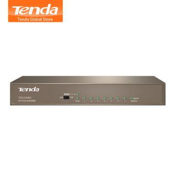 Tenda TEG1008D 8 Port 10/100/1000Mbps Gigabit Ethernet Network Switch, 16Gbps Bandwidth, 4KV lightning Protection, Plug and Play