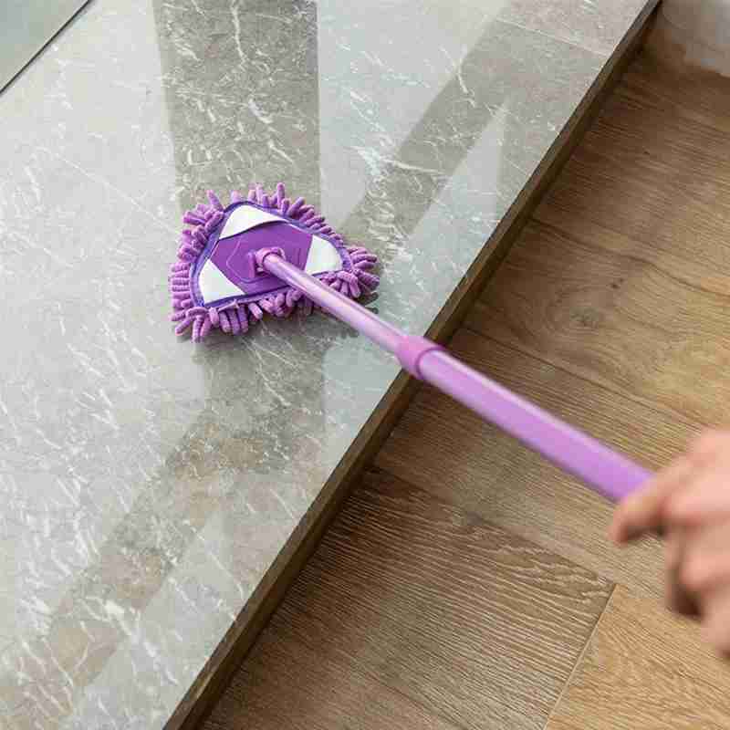 180° rotatable lazy cleaning mop, retractable mop without dead ends, detachable chenille broom, household cleaning tool