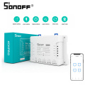 Sonoff 4CHR3/4CH Pro R3 4-Way Smart Switch RF Control Wifi Light Switch Inching Interlock Self-locking WiFi Switch Smart Home