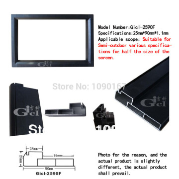 P10 Indoor LED display module frame Gicl-2590F P5/P6/P7.62/P10 LED displays aluminum alloy frame