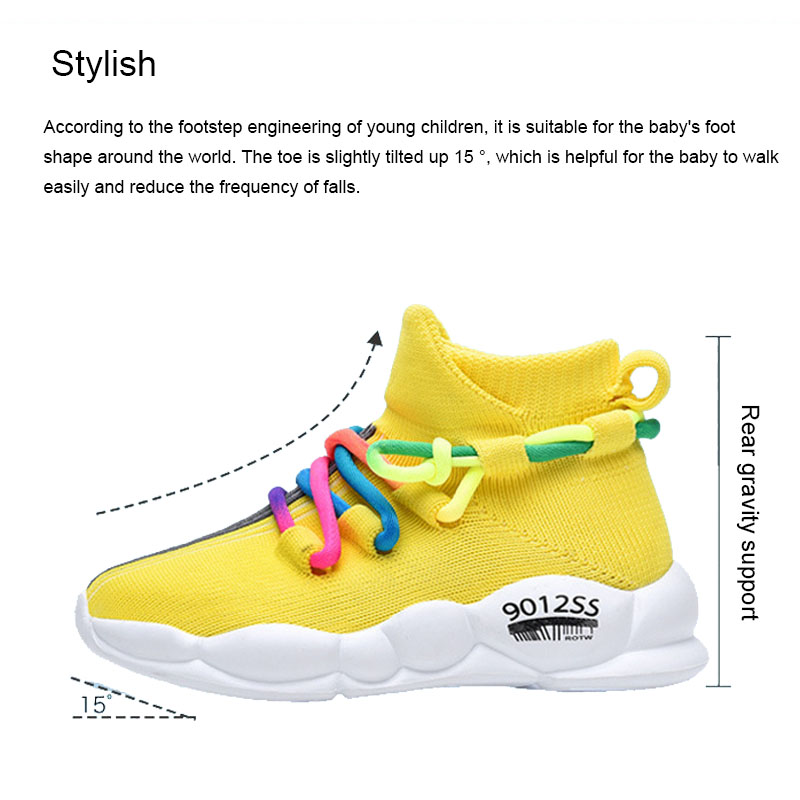 2021 Kids Shoes Non-slip Line surface Baby Toddler Shoes Mesh Soft Comfortable Children Sneakers Fashion Boy Girl Travel Shoe