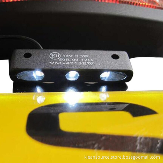 Motorcycle LED License Number Plate Lamp
