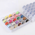 25pcs/box Sewing Thread Kit for Sewing Machine Reel Bobbin Line Shuttle Core DIY Apparel Embroidery Supplies